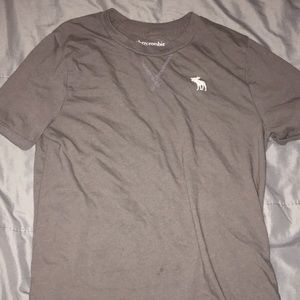 Gray simple tee
